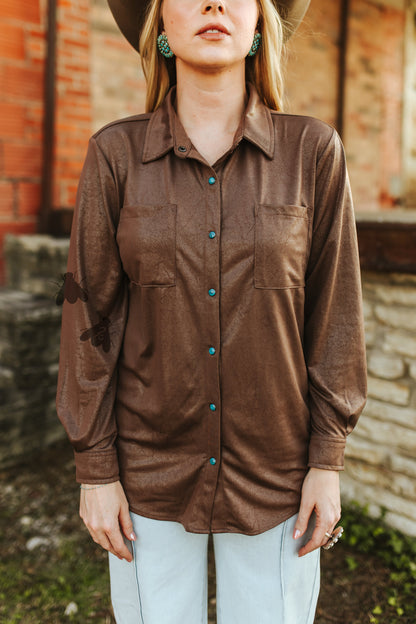 LEATHER LUX *CHOCOLATE