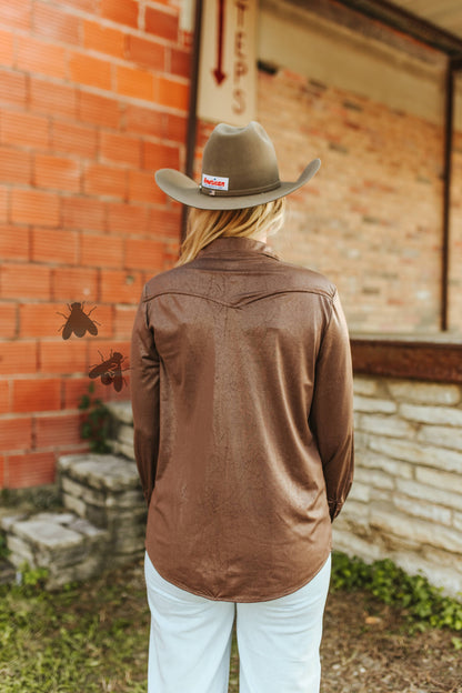 LEATHER LUX *CHOCOLATE