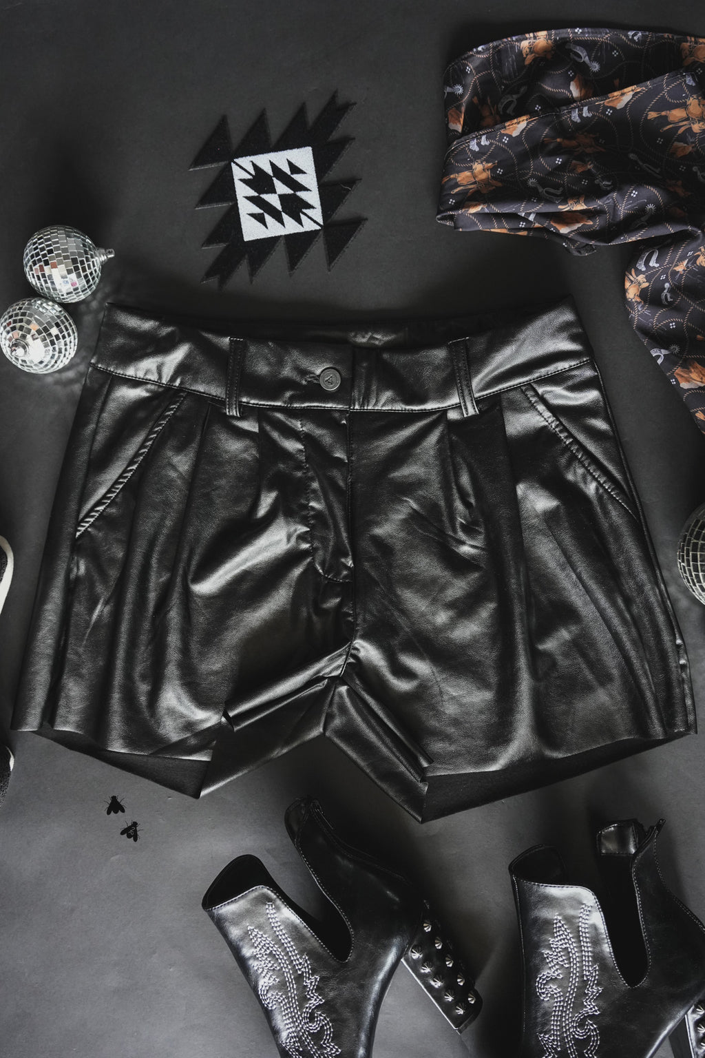 $5!! - JET BLACK SUMMA SHORTS