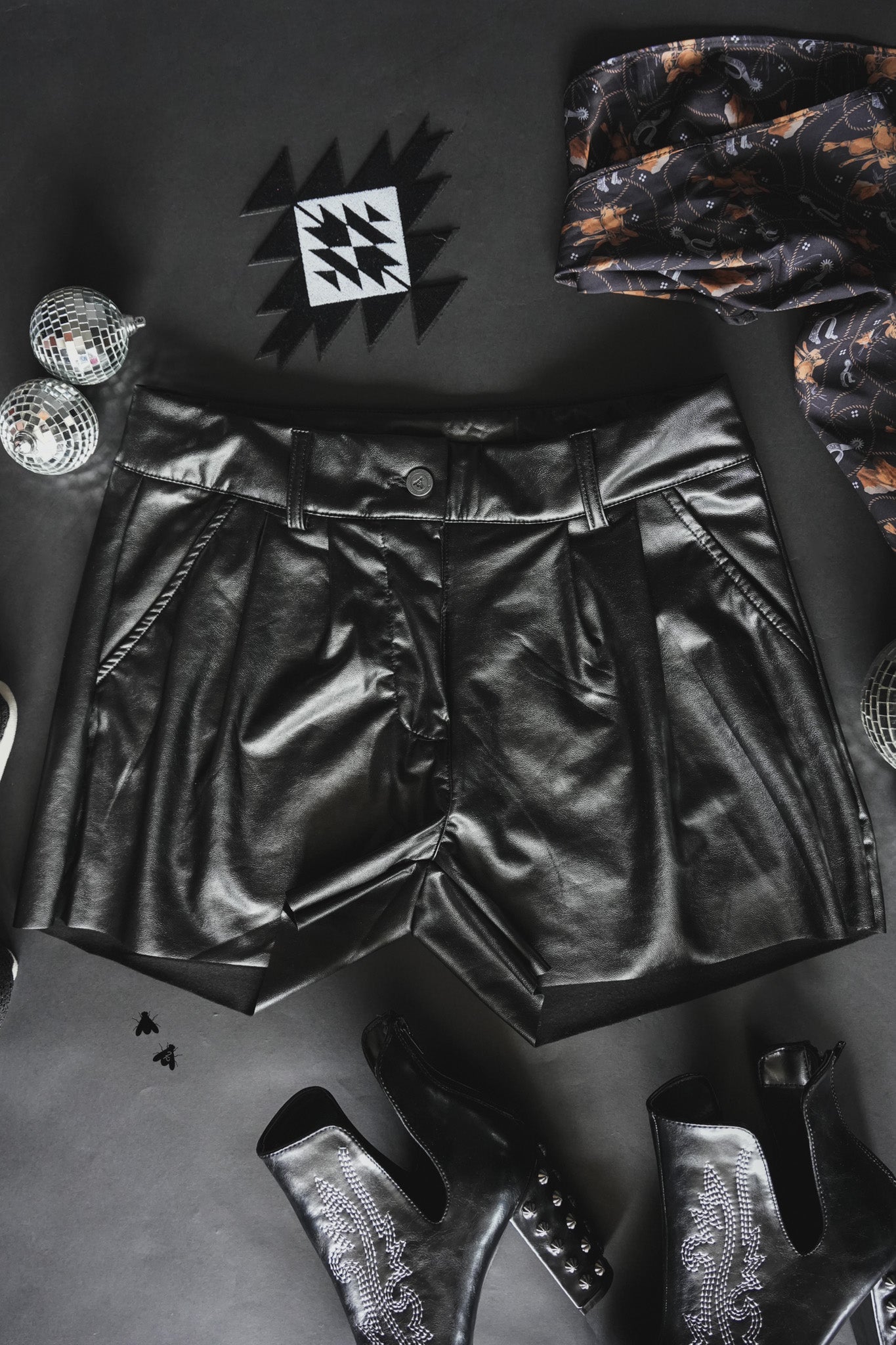 $5!! - JET BLACK SUMMA SHORTS