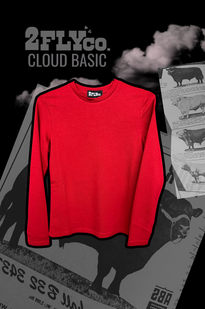 CLOUD BASIC L/S *ROJO