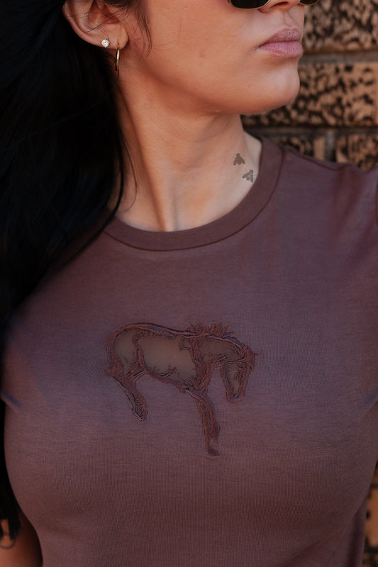 BUCK OUT CUT OUT SS *CHOCOLATE