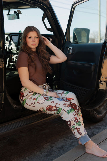 VINTAGE RANCH JOGGERS *BARK