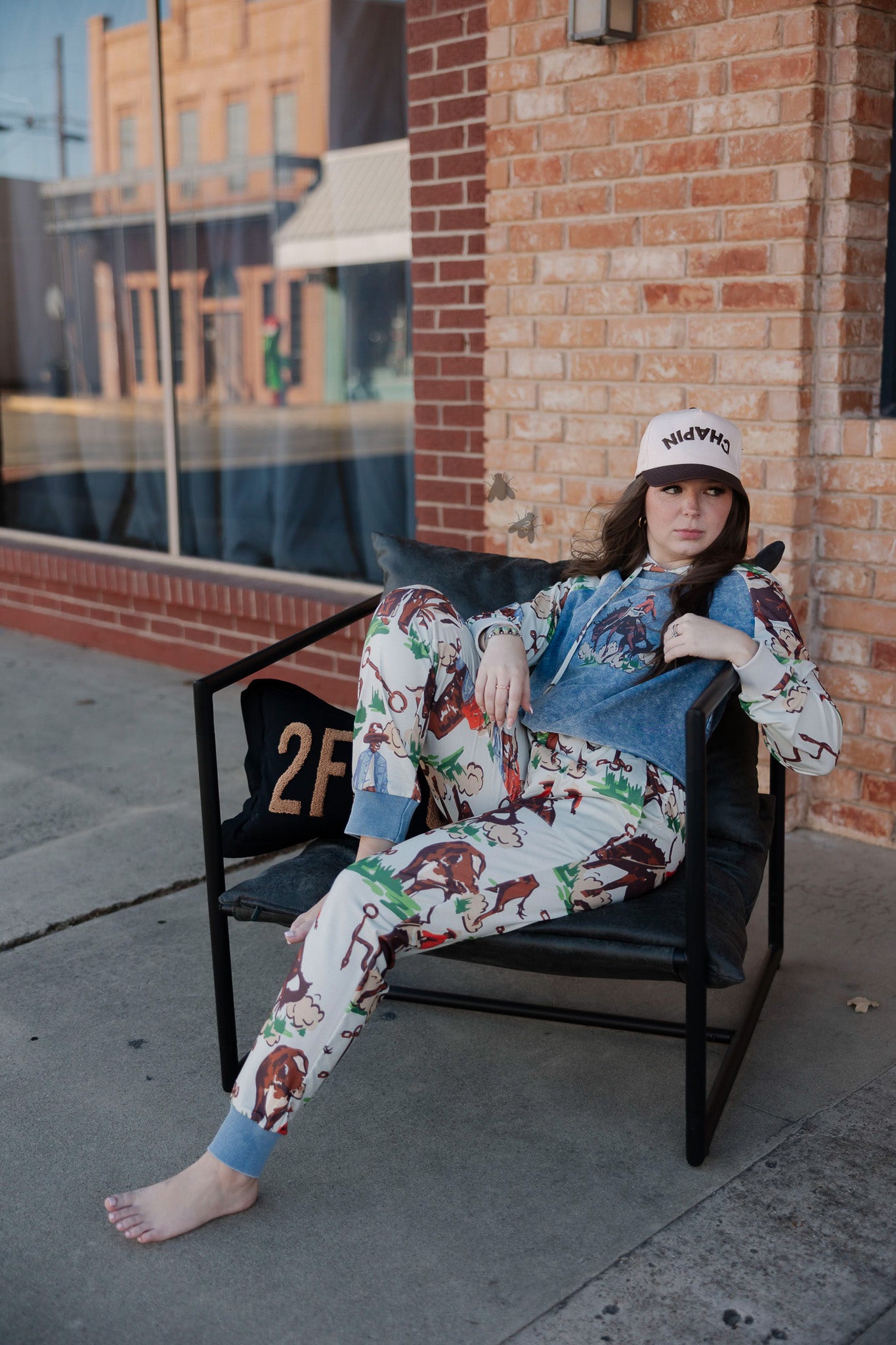 VINTAGE RANCH HOODIE *BARK