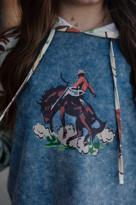 VINTAGE RANCH HOODIE *BARK