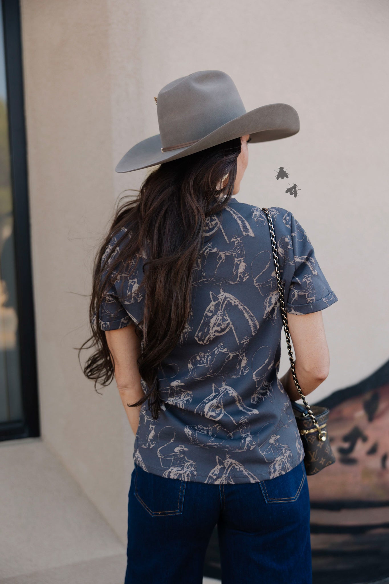 DOODLE DOS TEE *CHARCOAL