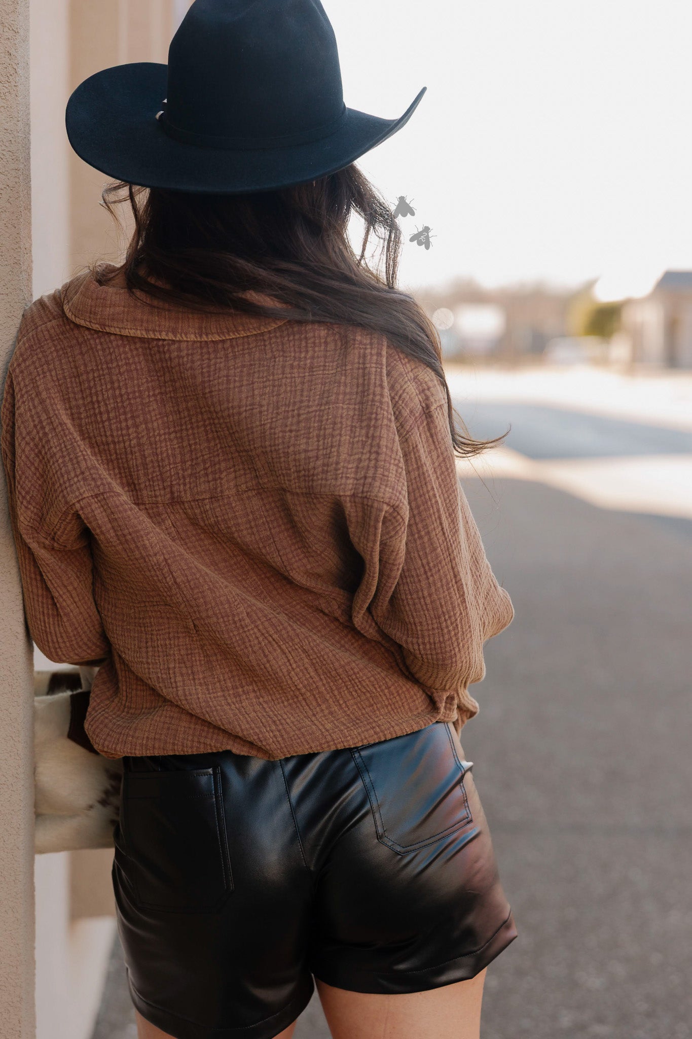 ACRES BUTTON UP *SADDLE