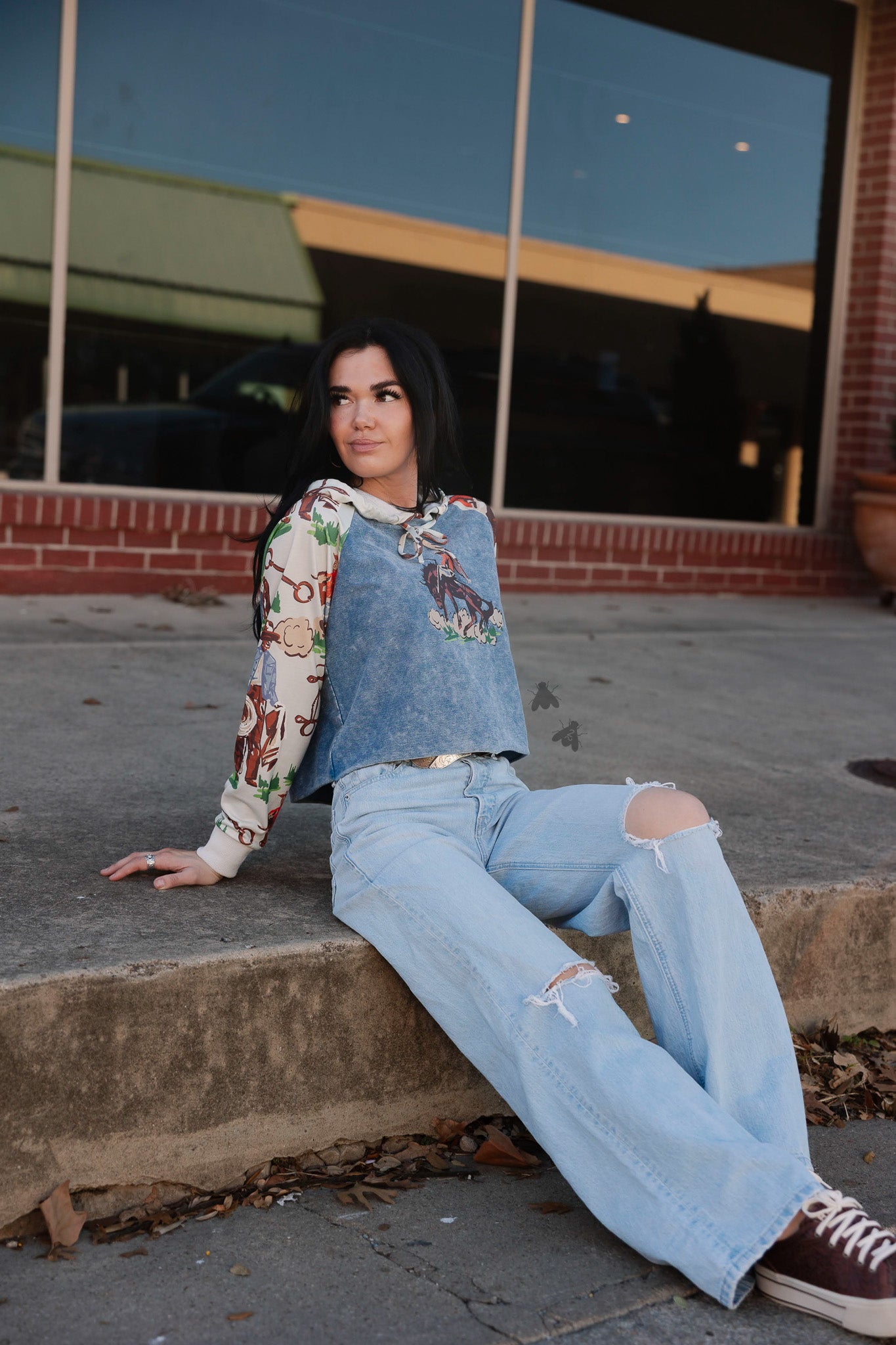 VINTAGE RANCH HOODIE *BARK