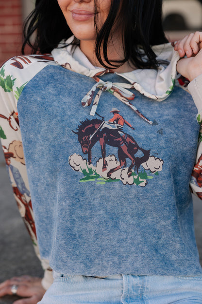 VINTAGE RANCH HOODIE *BARK