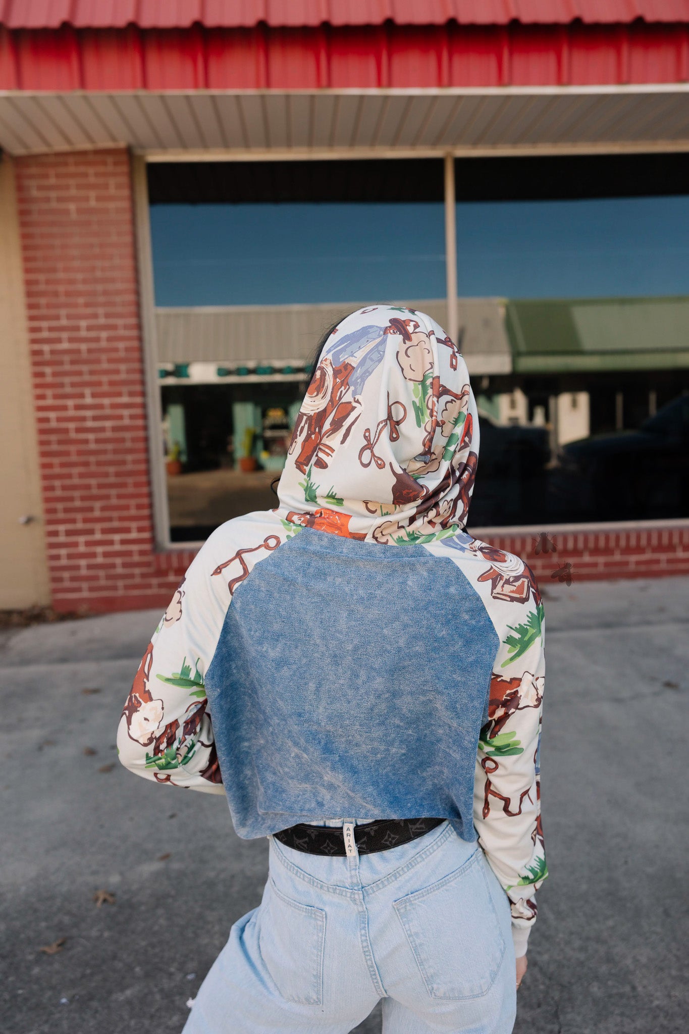 VINTAGE RANCH HOODIE *BARK