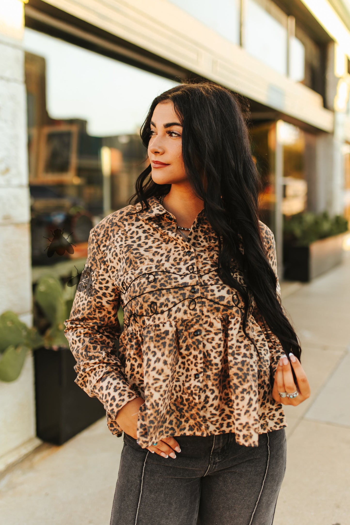 LOOPTY LOU L/S *LEOPARD