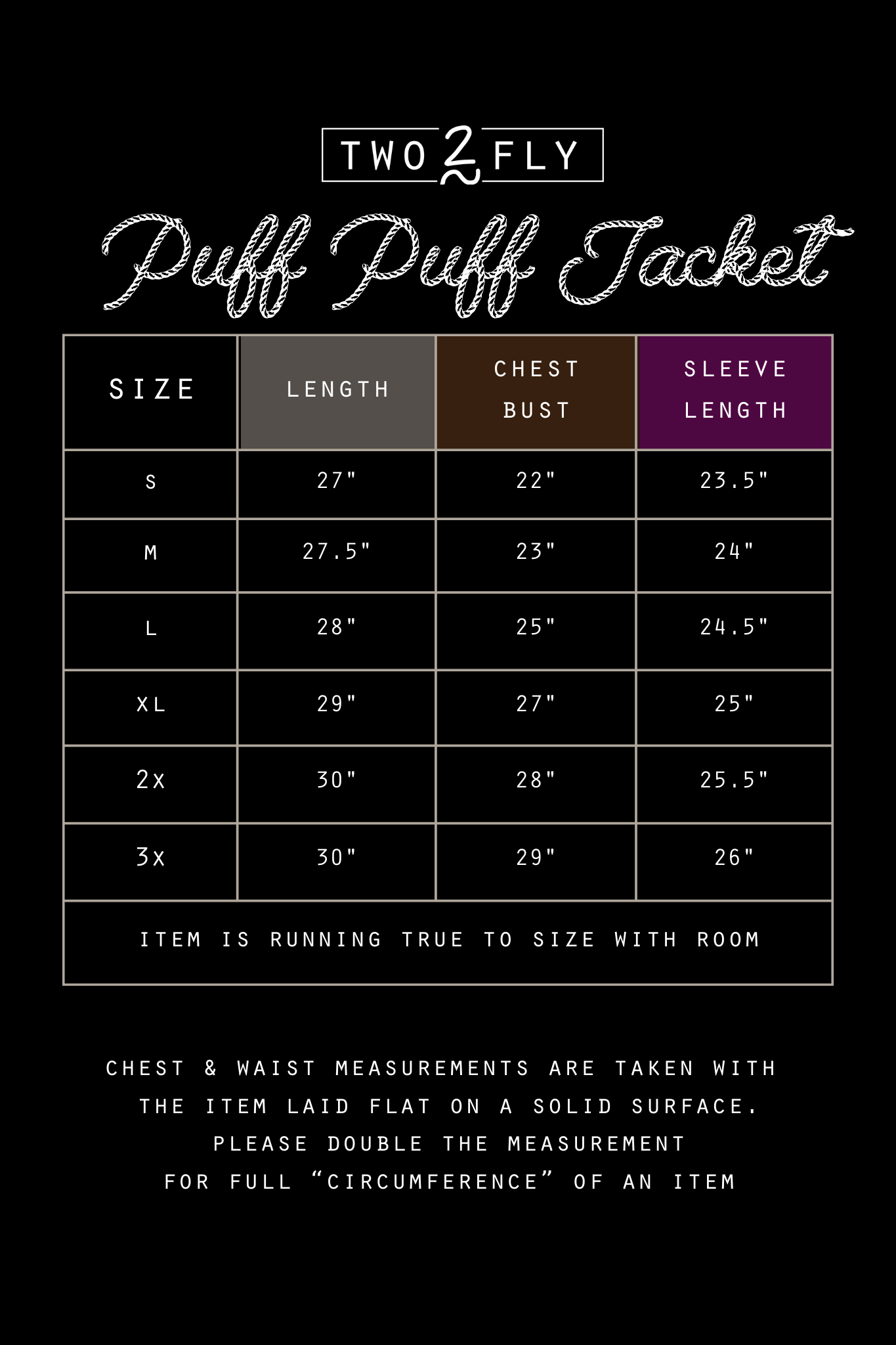 PUFF PUFF JACKET [UNISEX]