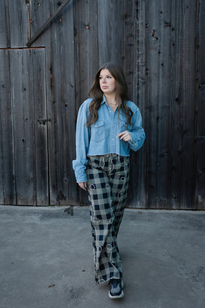 OFF THA TRACK *ROPEY GINGHAM