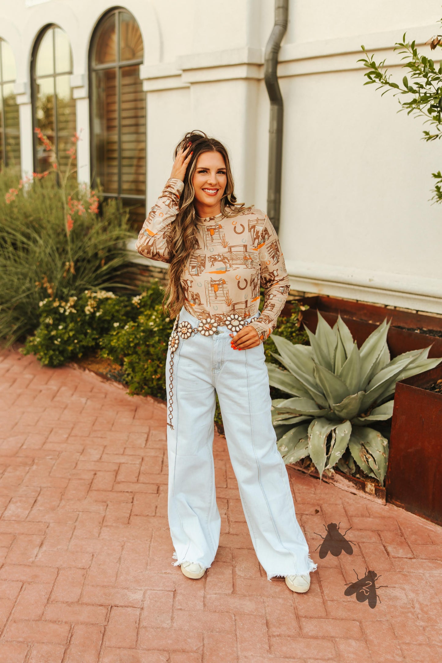 SUNSET RANCH L/S *RETRO