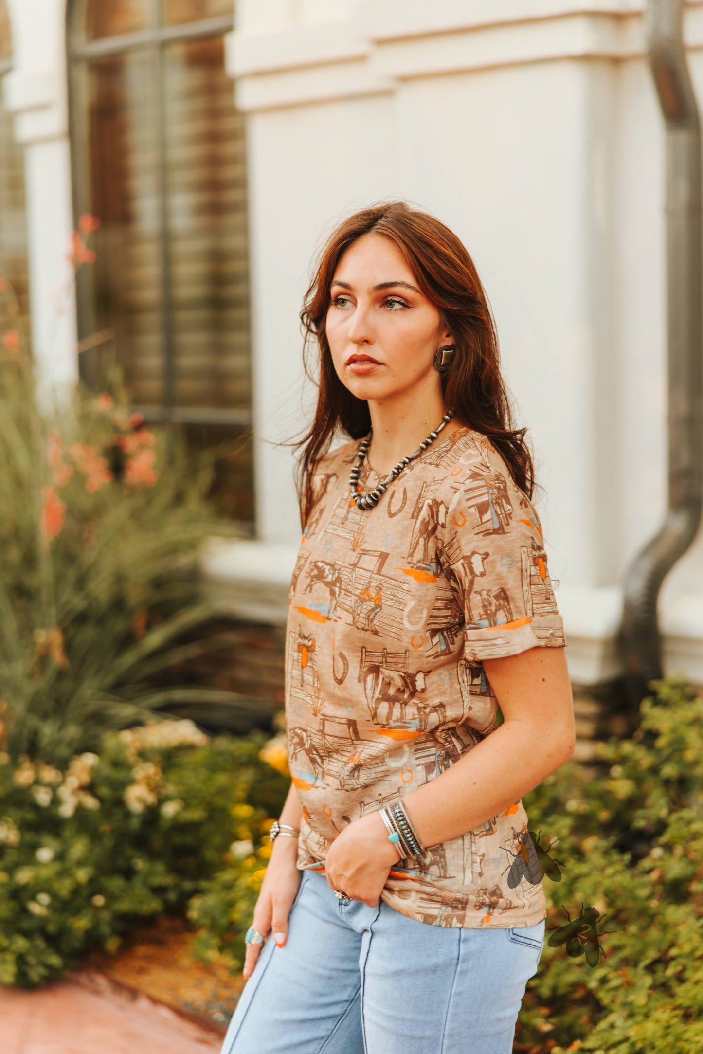 SUNSET RANCH TEE *RETRO