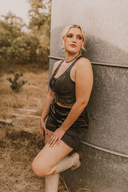 COWBOY TUXEDO SHORT *MIDNIGHT
