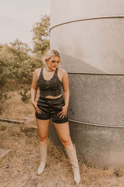 COWBOY TUXEDO SHORT *MIDNIGHT
