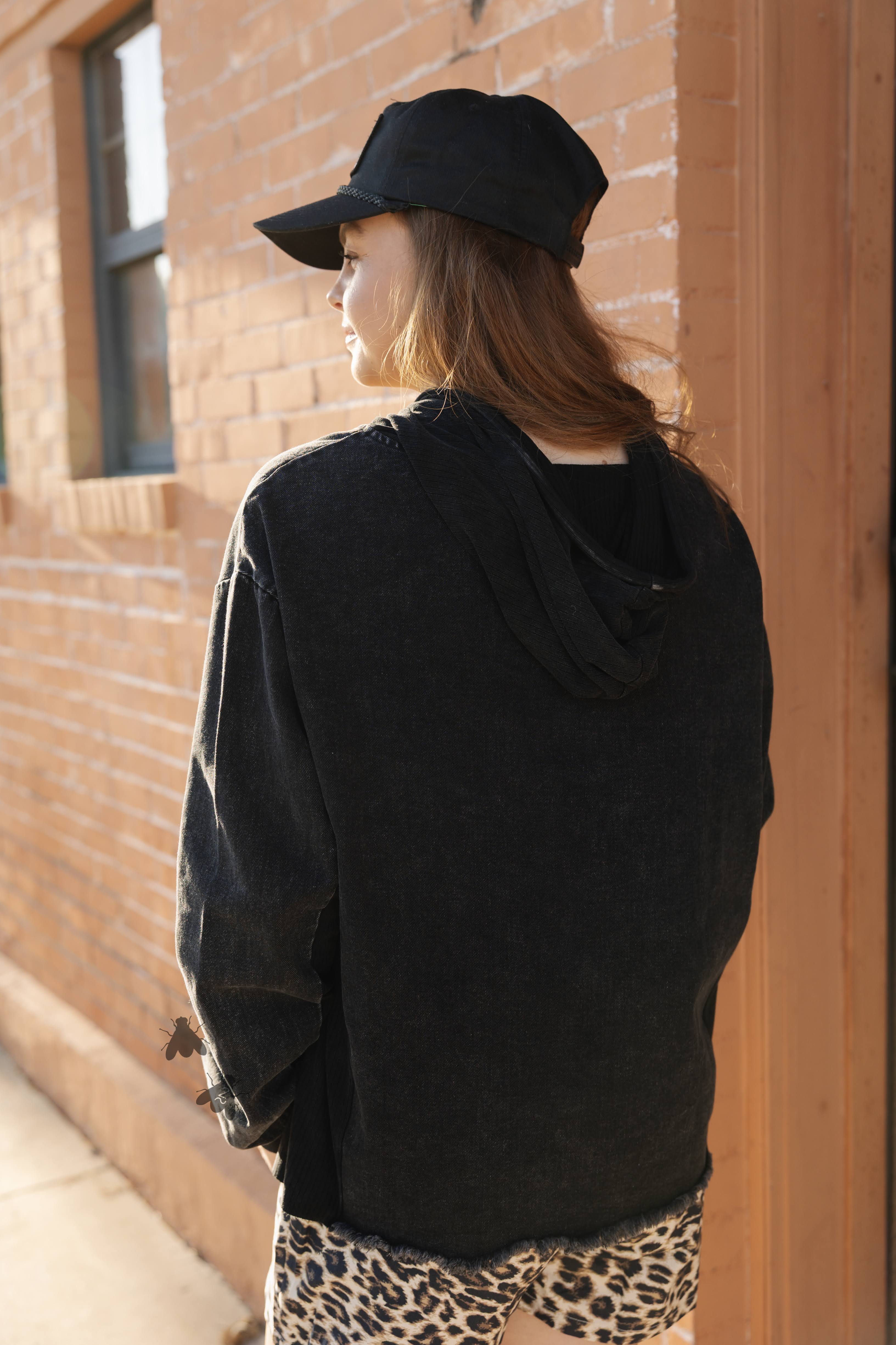 URBAN DENIM HOODIE *MIDNIGHT