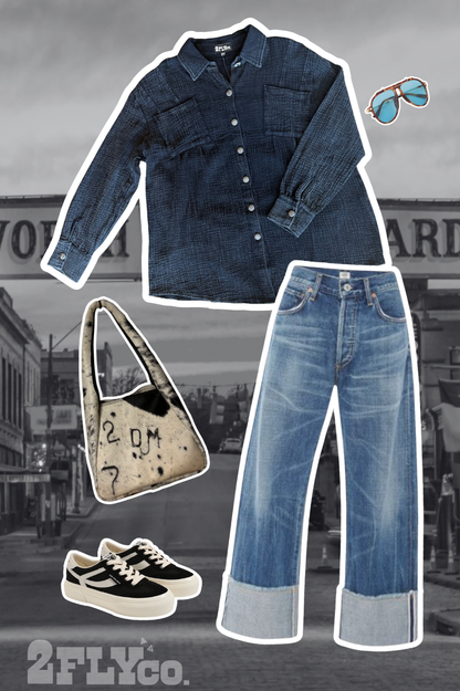 ACRES BUTTON UP *MIDNIGHT