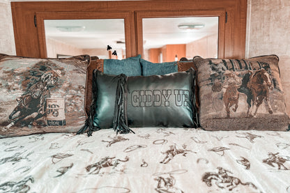 GIDDY UP PILLOW cover