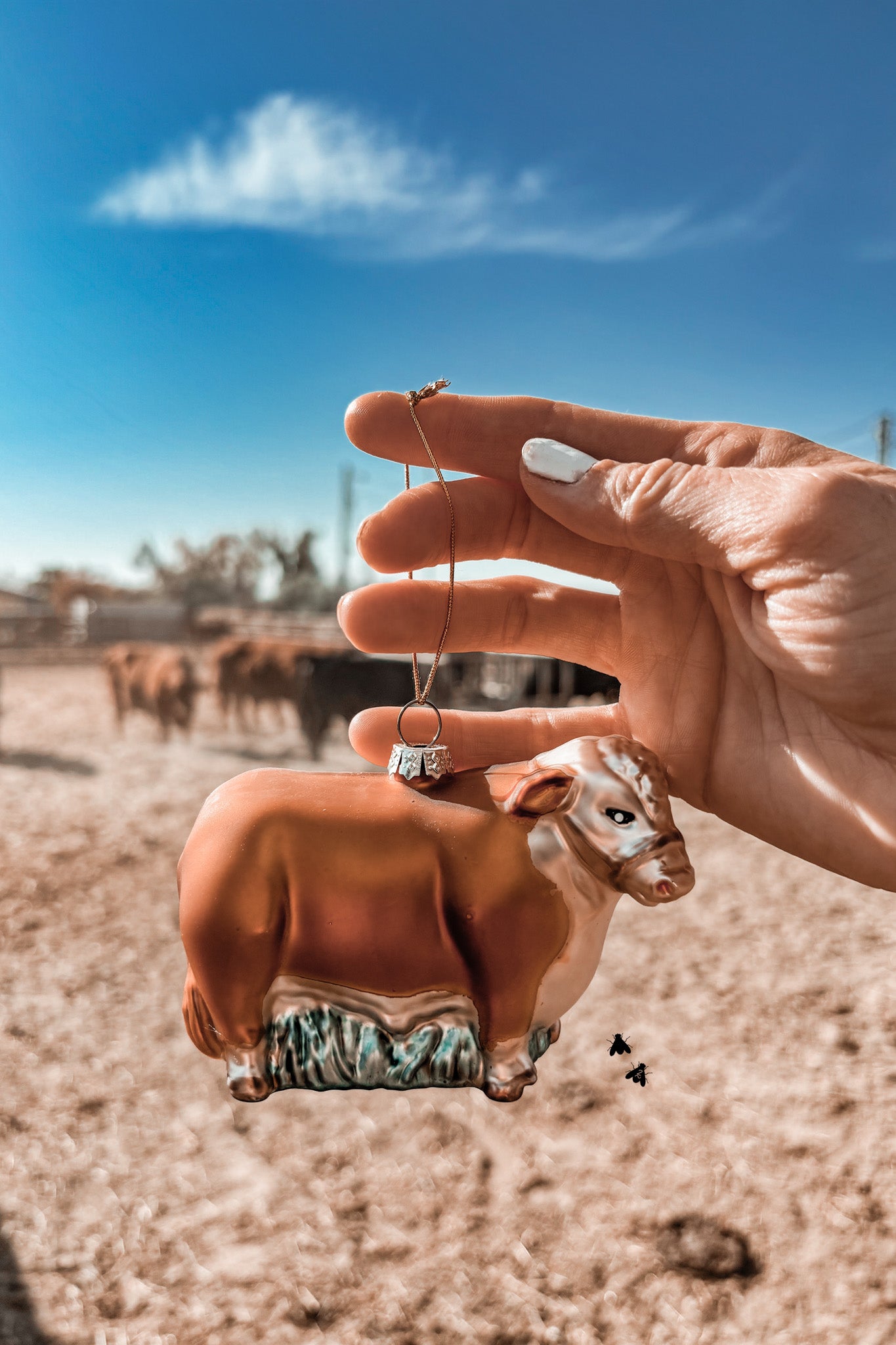 FLY HERD ORNAMENT *HEREFORD