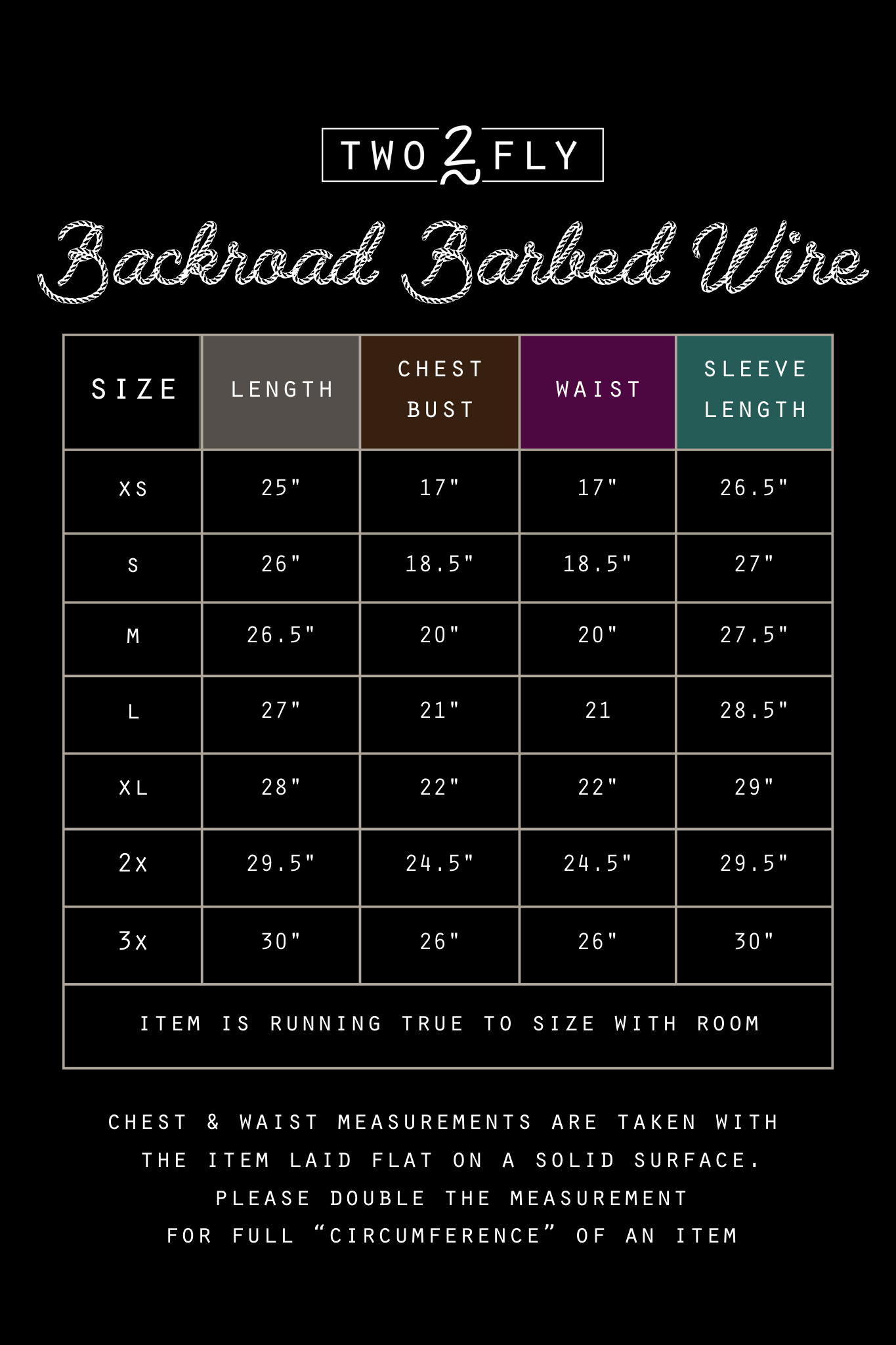 BACKROAD BARBED WIRE *SUPER SALE