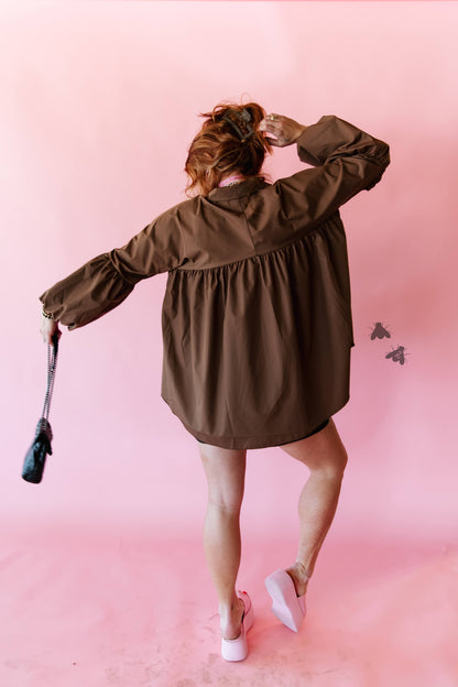 THE BRAZOS TOP *MOCHA