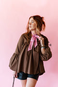 THE BRAZOS TOP *MOCHA