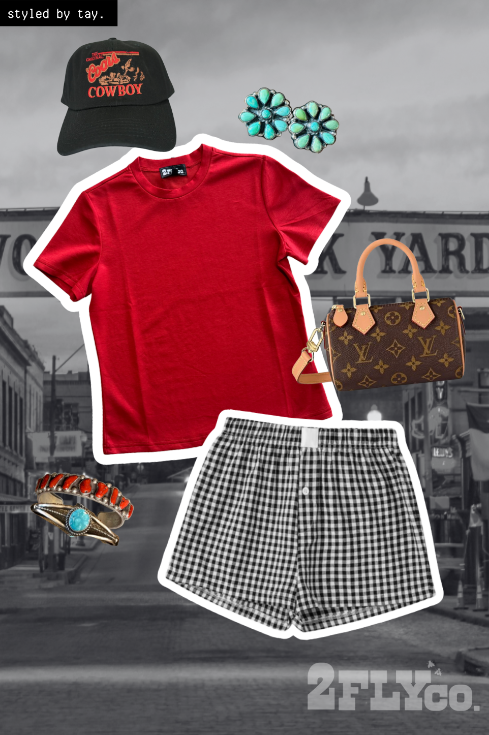 CLOUD BASIC SNUG TEE *ROJO