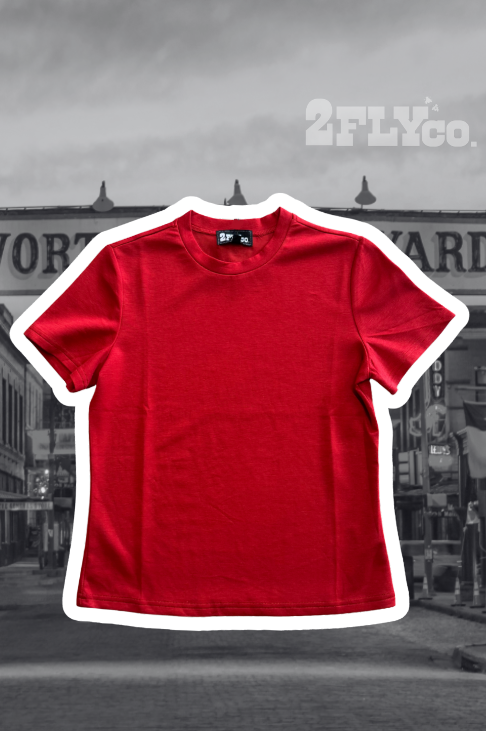 CLOUD BASIC SNUG TEE *ROJO