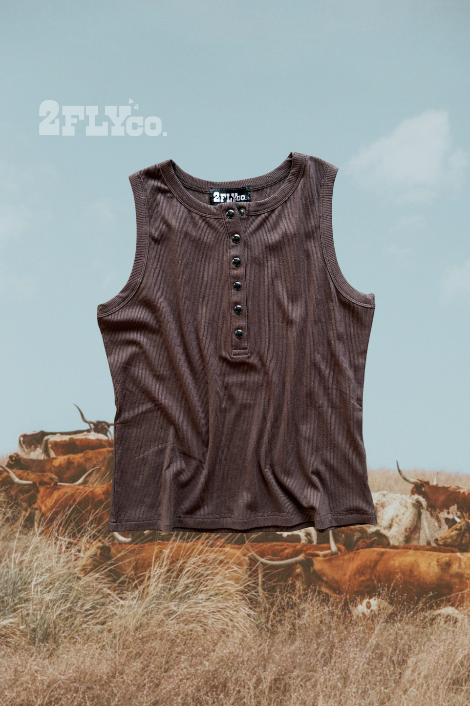 YOAKUM TANK *MOCHA