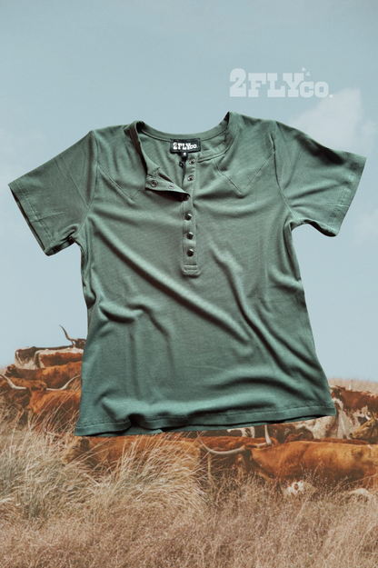 YOAKUM TEE *FOREST GREEN