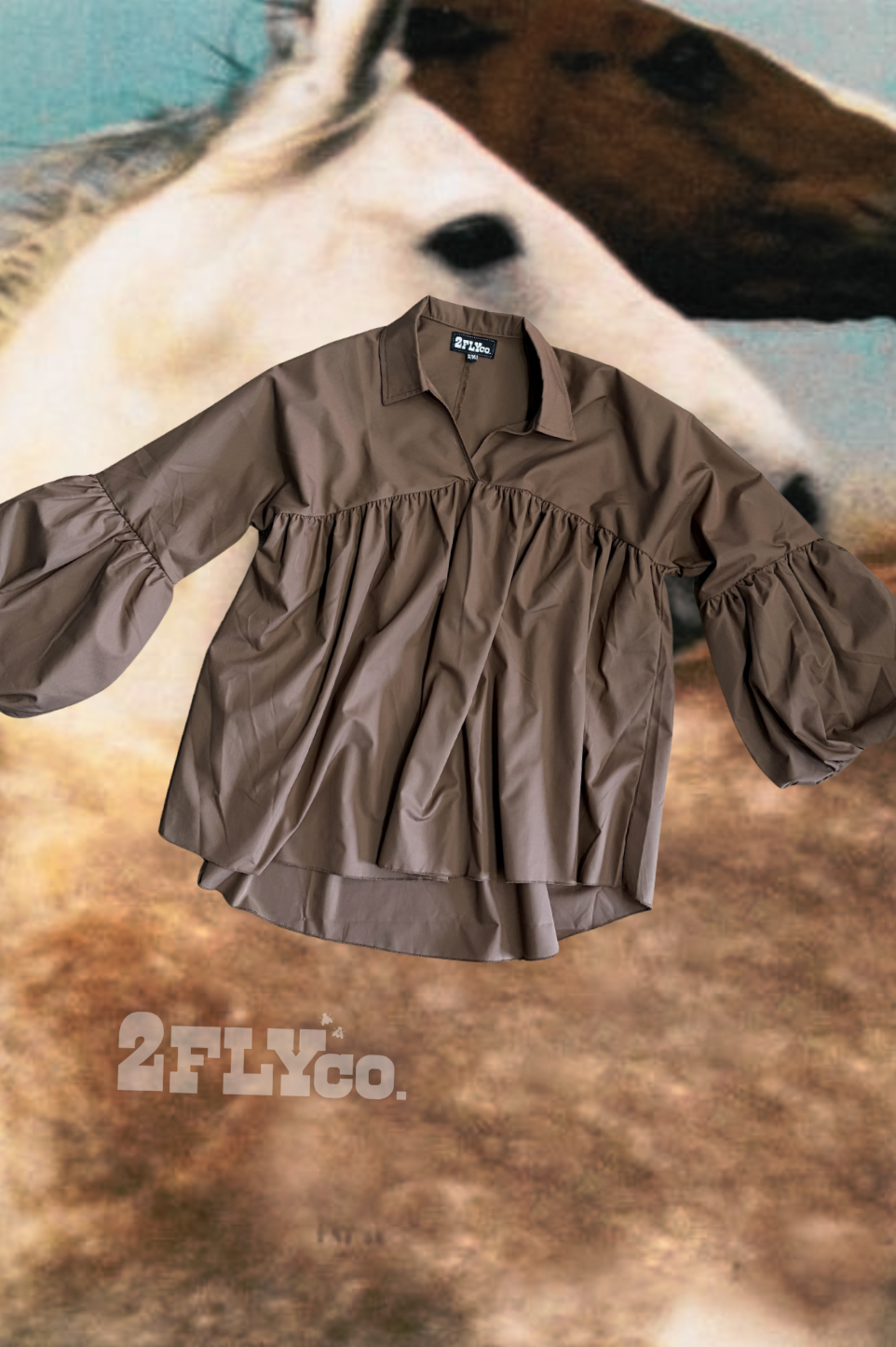 THE BRAZOS TOP *MOCHA