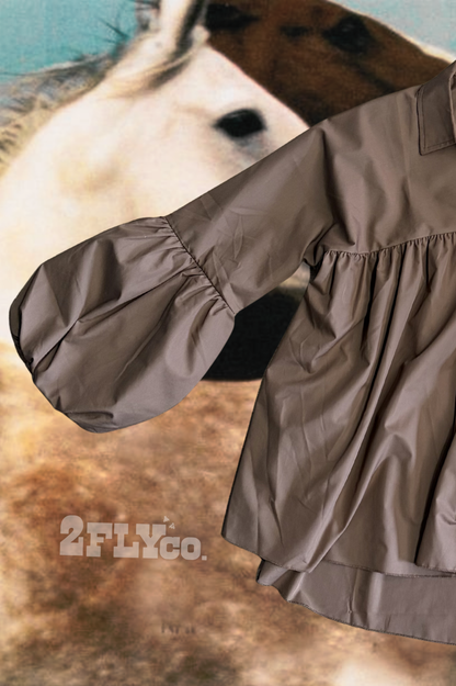 THE BRAZOS TOP *MOCHA
