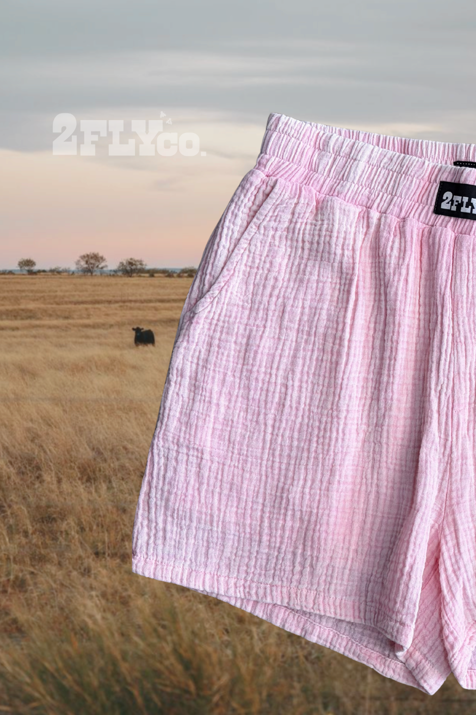 LAZY LOPE SHORTS *BLUSH