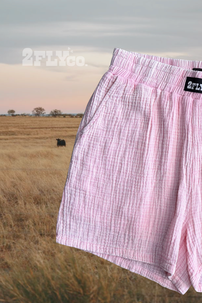 LAZY LOPE SHORTS *BLUSH