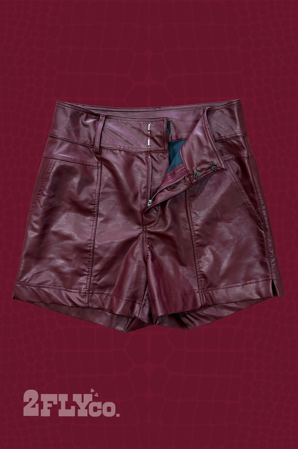 LEGEND LEATHER SHORTS *WINE