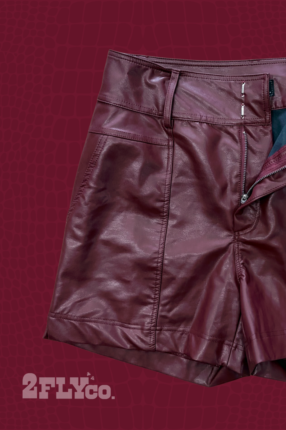 LEGEND LEATHER SHORTS *WINE