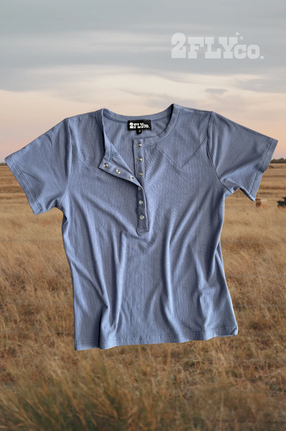 YOAKUM TEE *DENIM