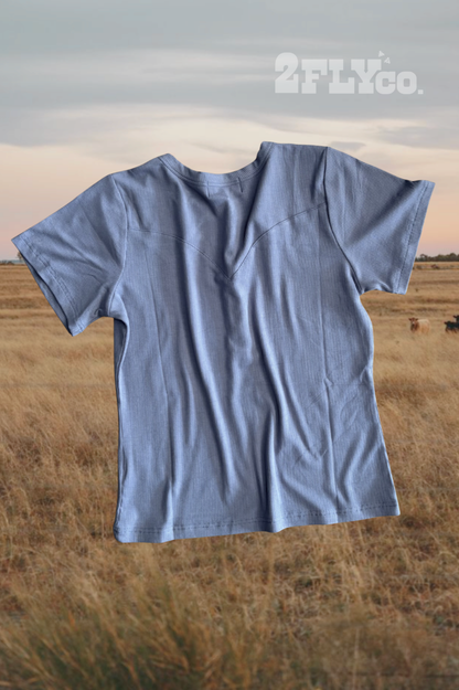 YOAKUM TEE *DENIM