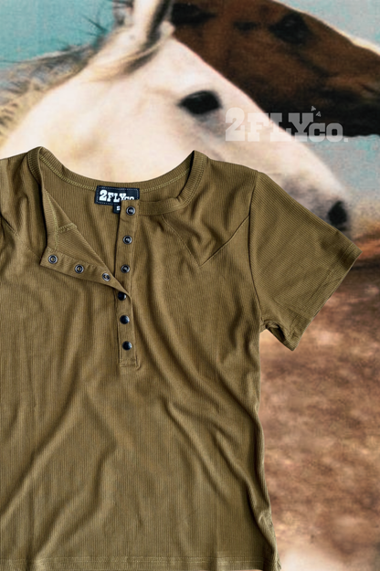 YOAKUM TEE *GOLDEN OLIVE
