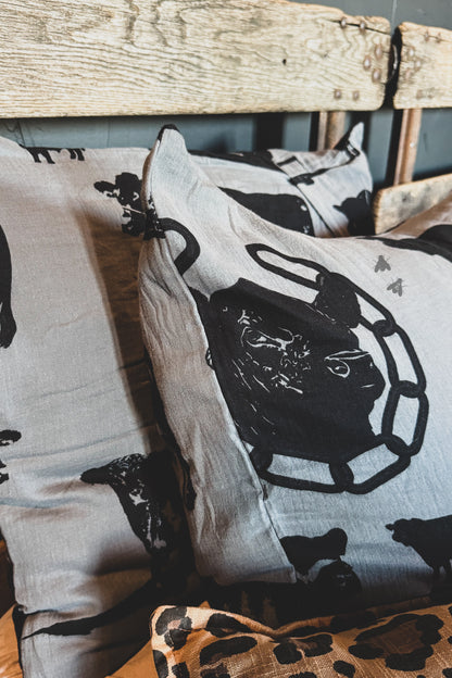 COUNTING CATTLE PILLOWCASE