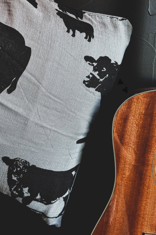 COUNTING CATTLE PILLOWCASE