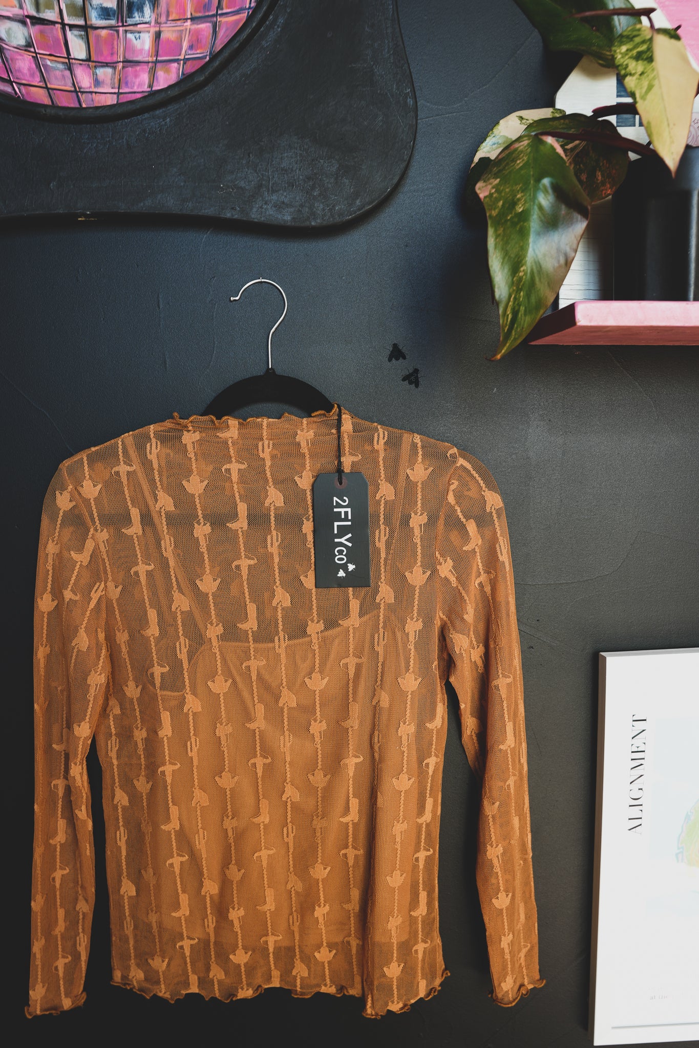 S - LARIAT LACE L/S *SADDLE