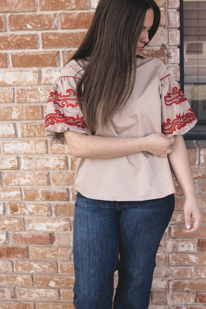 SWEETWATER STITCH *DUST/ROJO