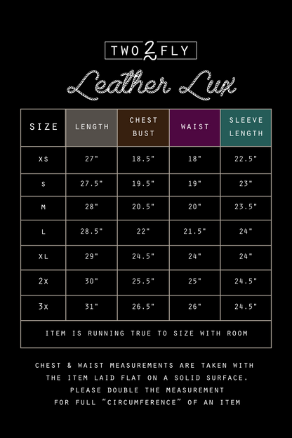 LEATHER LUX *  MIDNIGHT