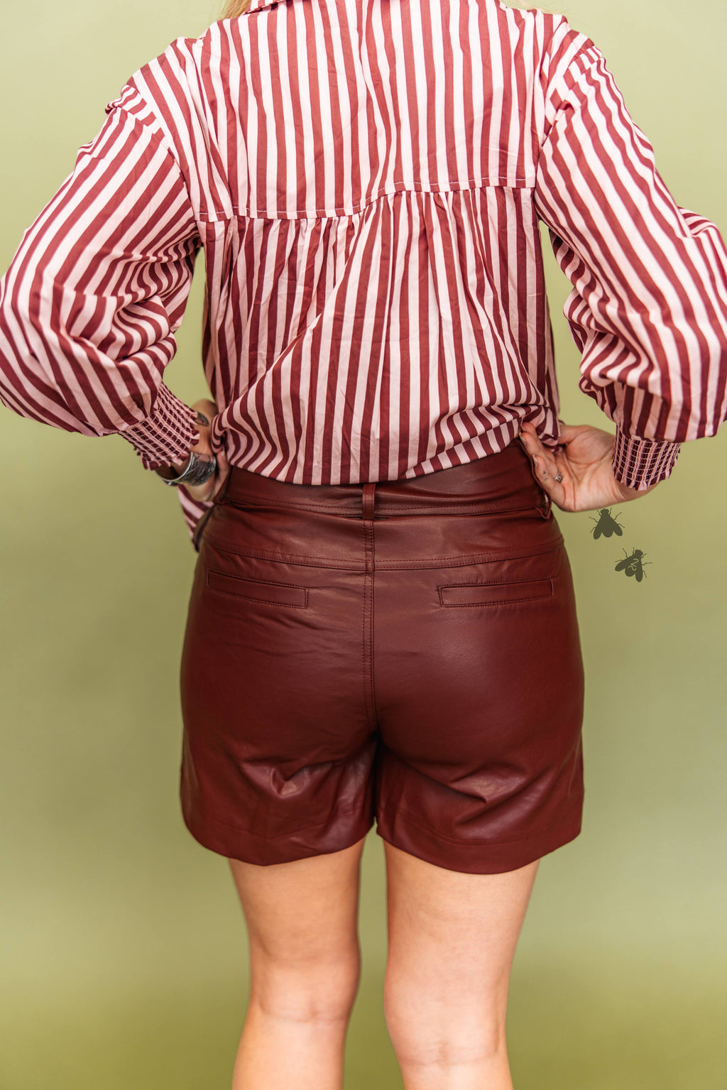 LEGEND LEATHER SHORTS *WINE