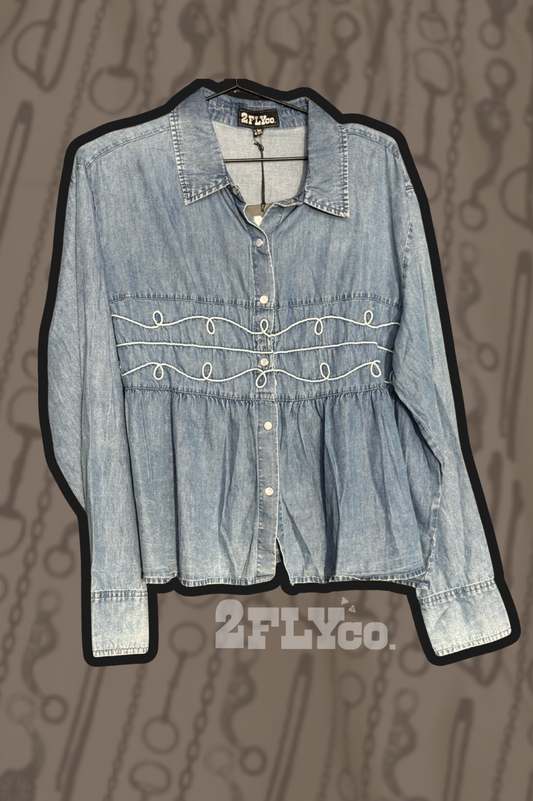 LOOPTY LOU L/S *DENIM