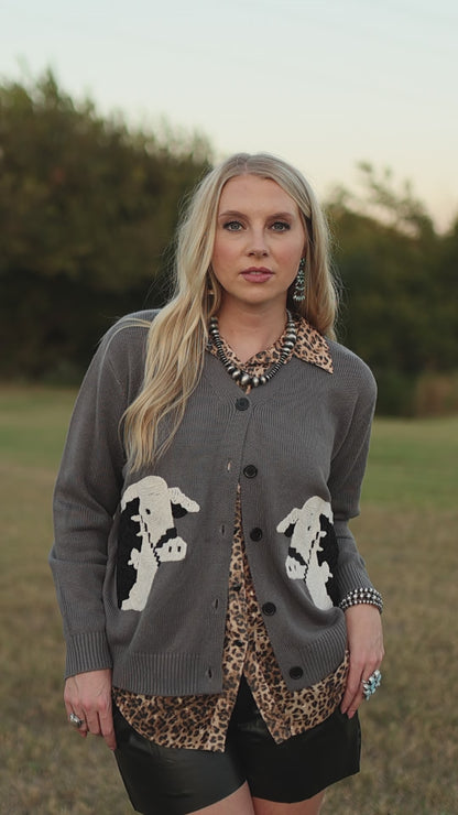 CATTLE CARDI *BLK BALDY