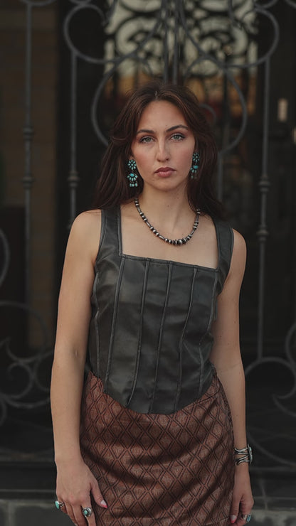 BANDERA SKIRT *CHOCOLATE